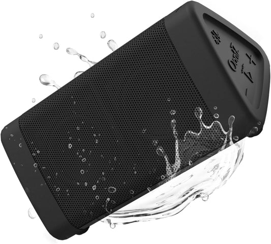 Oontz Angle 3 Bluetooth 5.4 Speaker, up to 100 Ft Wireless Range, up to 24 Hrs Playtime, Portable Small Speaker for Iphone, Android Phones, Crystal Clear Sound, IPX5 Portable Bluetooth Speaker, Black